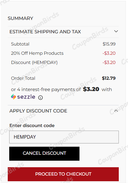 20% Element Vape Promo Code Verification Screenshot