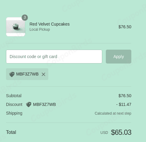 10% Magnolia Bakery Promo Code Verification Screenshot