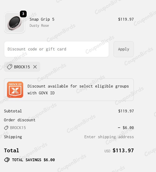 5% Oh Snap Promo Code Verification Screenshot