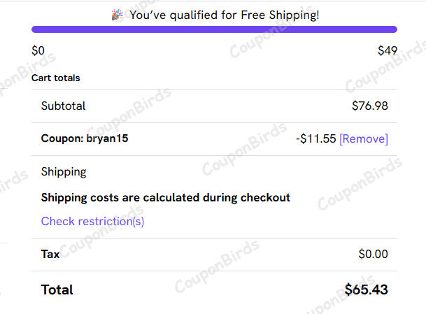 15% alt super Promo Code Verification Screenshot