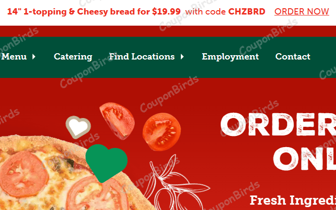 10% Sarpino's Promo Code Verification Screenshot