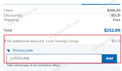 5% 365 Rider Promo Code Verification Screenshot