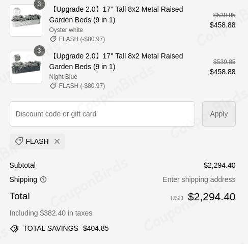 20% Vegega Promo Code Verification Screenshot