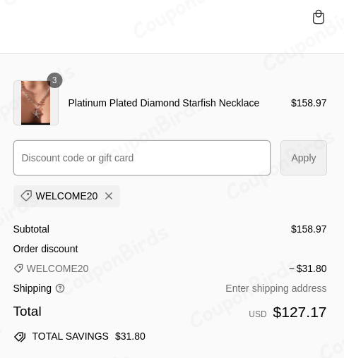 20% Cute Things Commin Promo Code Verification Screenshot