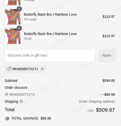 15% Constantly Varied Gear Promo Code Verification Screenshot
