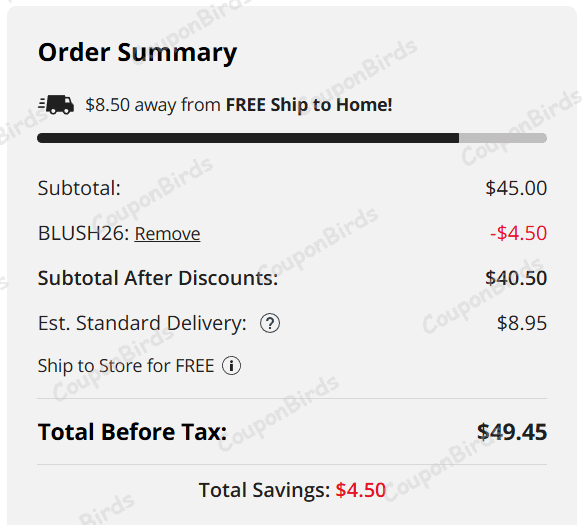 10% JCPenney Promo Code Verification Screenshot