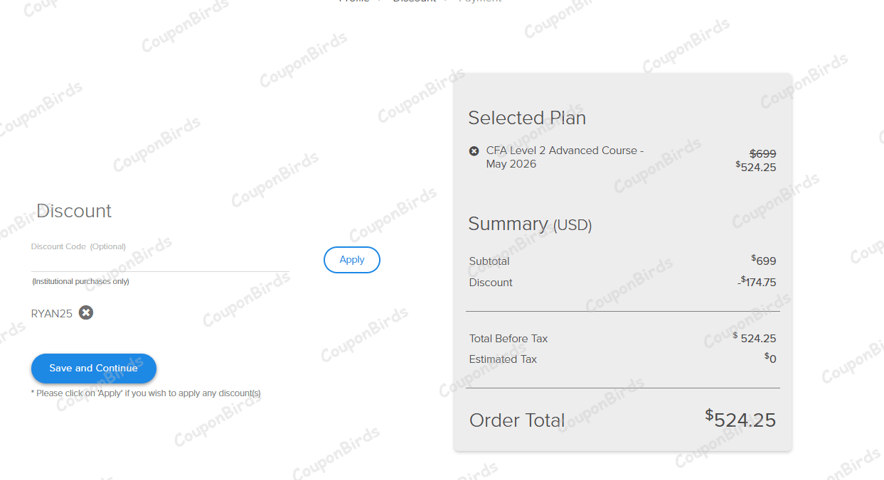 25% UWorld Promo Code Verification Screenshot