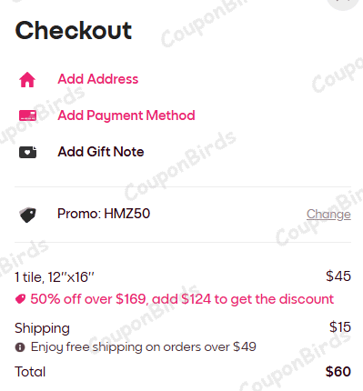 51% Mixtiles Promo Code Verification Screenshot