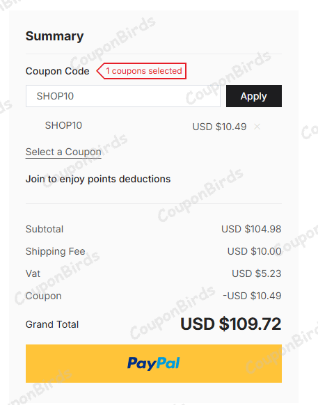 10% SmallRig Promo Code Verification Screenshot