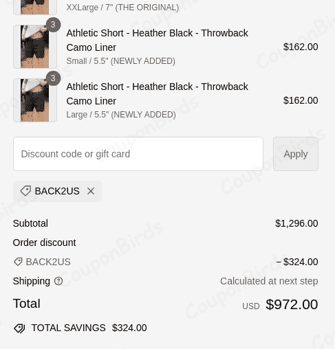 25% BURLEBO Promo Code Verification Screenshot