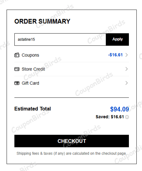 15% Cider Promo Code Verification Screenshot