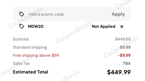 20% SharkNinja Promo Code Verification Screenshot