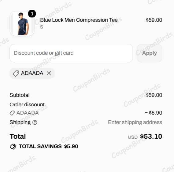 10% OTAKU Promo Code Verification Screenshot