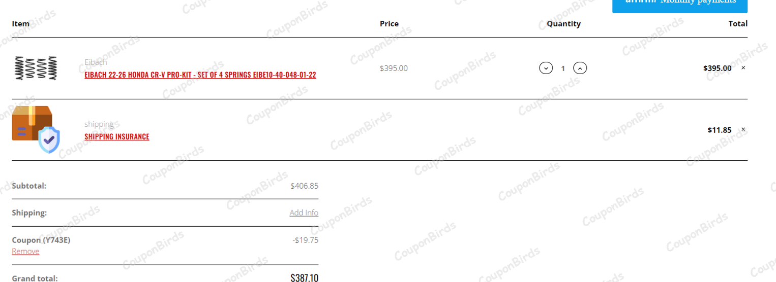 5% Extreme Power House Promo Code Verification Screenshot