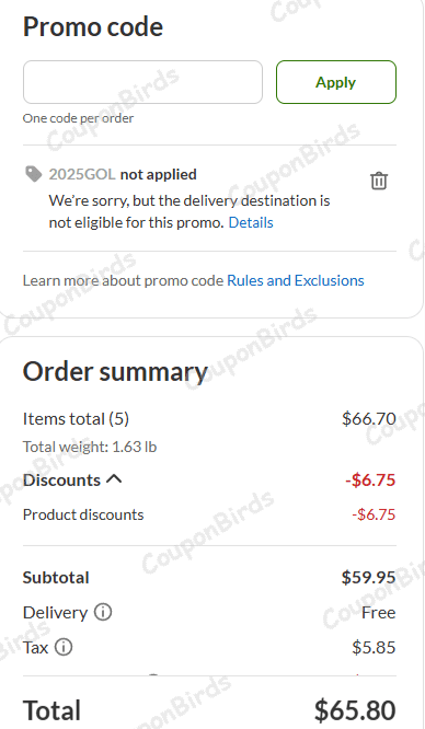 20% iHerb Promo Code Verification Screenshot