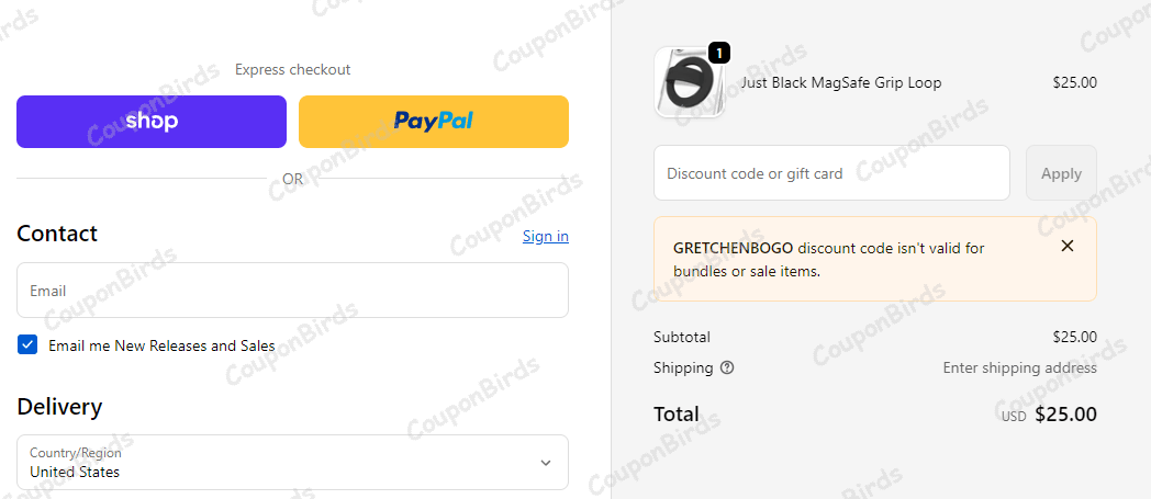 45% Velvet Caviar Promo Code Verification Screenshot
