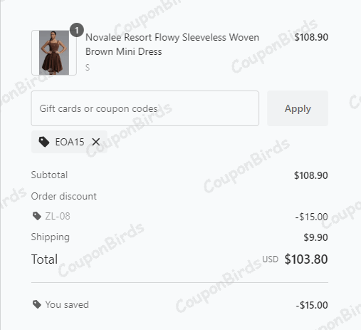 $15 Bella Barnett Promo Code Verification Screenshot