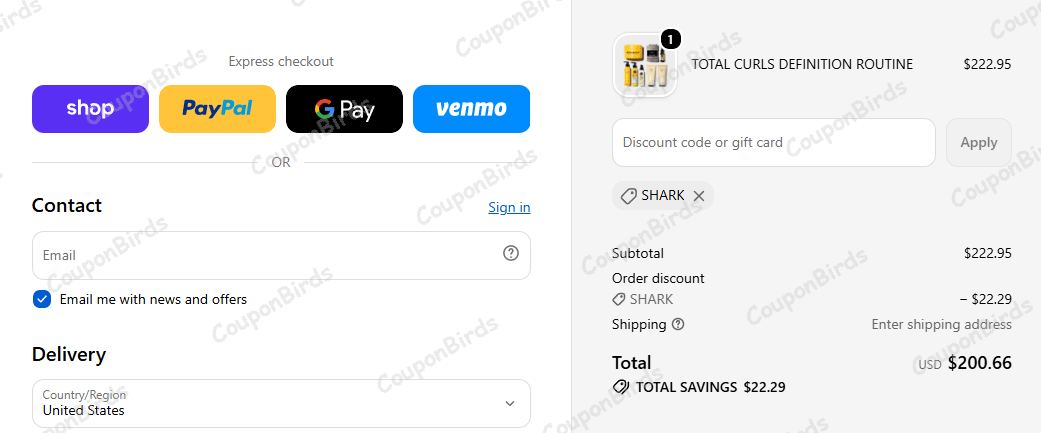 10% Cocunat Promo Code Verification Screenshot