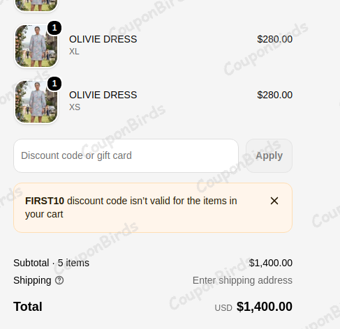 10% Trish Scully Promo Code Verification Screenshot
