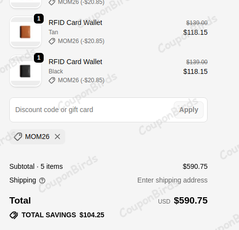 15% Harber London Promo Code Verification Screenshot