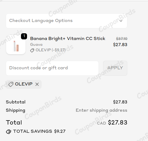 25% Olehenriksen Promo Code Verification Screenshot