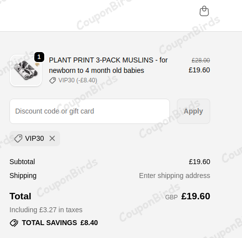 30% Etta Loves Promo Code Verification Screenshot