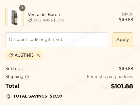 15% Olive Oil Lovers Promo Code Verification Screenshot