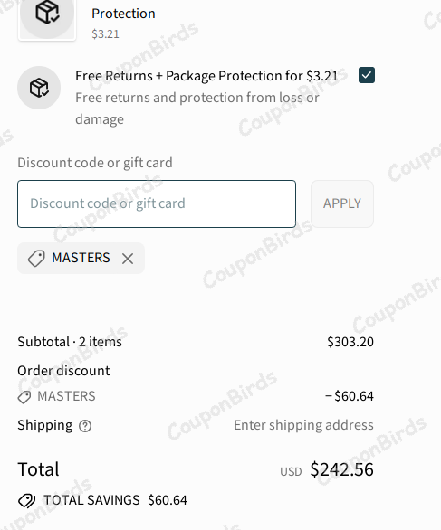 20% Sunday Golf Promo Code Verification Screenshot