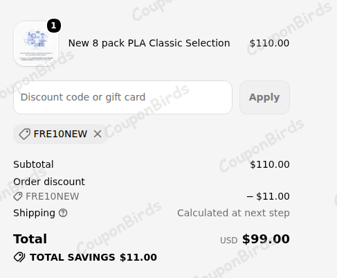 10% Fremover.net Promo Code Verification Screenshot
