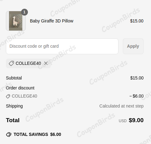 40% The Styled Collection Promo Code Verification Screenshot