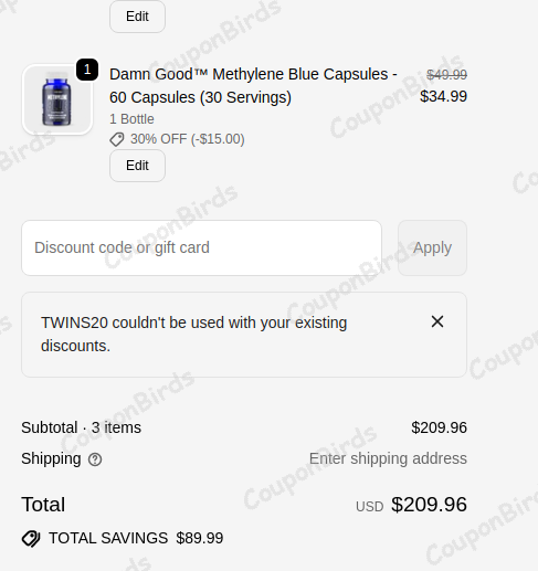 20% Hodgetwins Promo Code Verification Screenshot