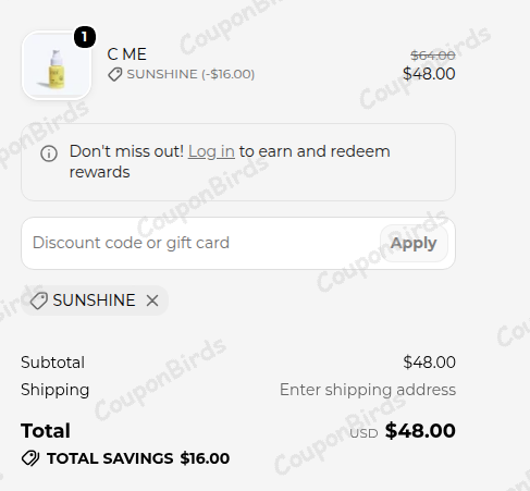 25% FRE Skincare Promo Code Verification Screenshot