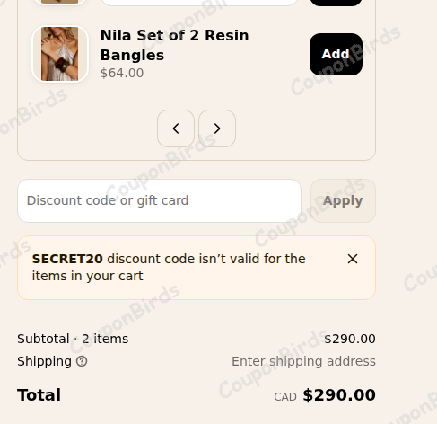 20% 12th Tribe Promo Code Verification Screenshot