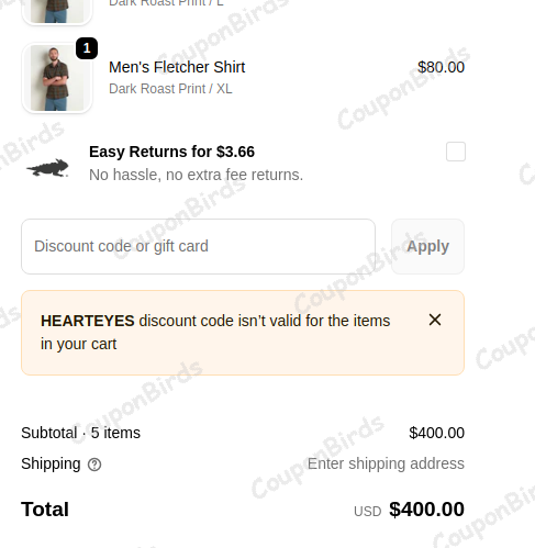 60% Toad&Co Promo Code Verification Screenshot