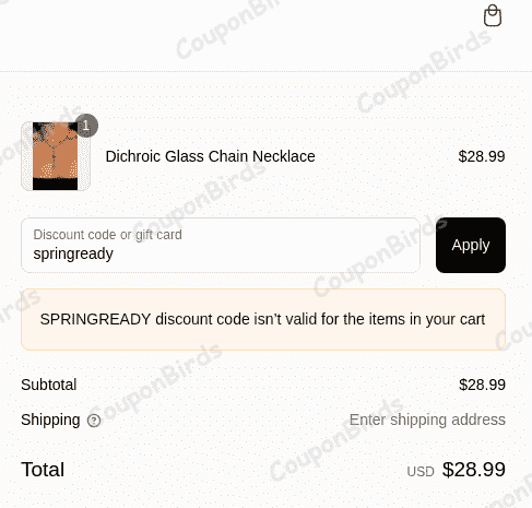 10% Cute Things Commin Promo Code Verification Screenshot