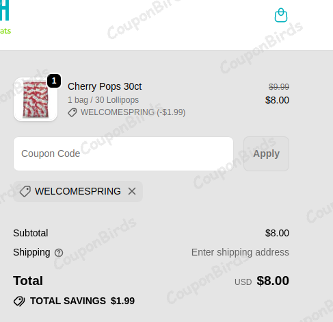 20% Yumearth Promo Code Verification Screenshot