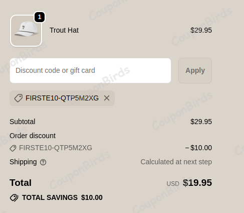 $10 Poncho Outdoors Promo Code Verification Screenshot