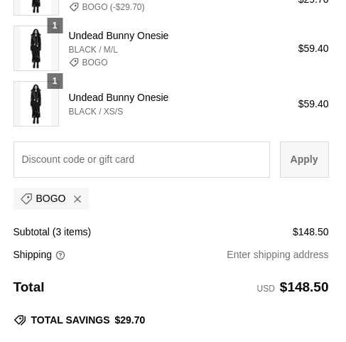 50% Dolls Kill Promo Code Verification Screenshot
