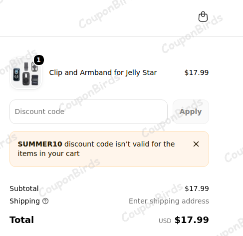 $10 Unihertz Promo Code Verification Screenshot