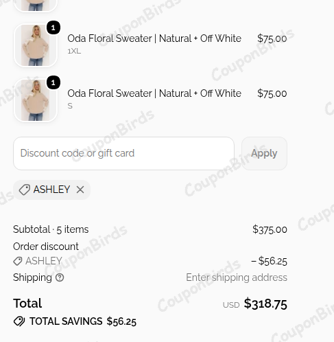 15% Baltic Born Promo Code Verification Screenshot