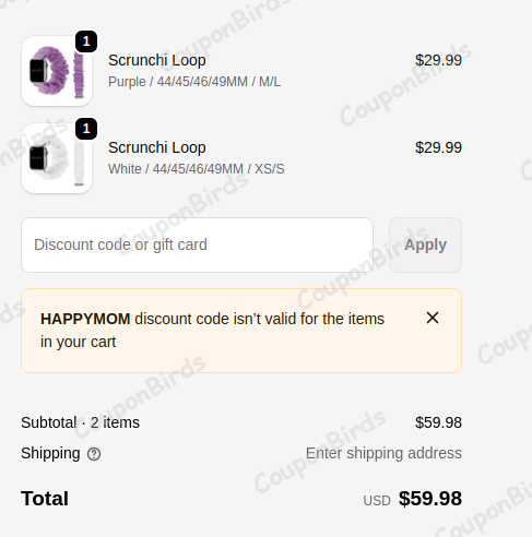 $10 Solace Bands Promo Code Verification Screenshot