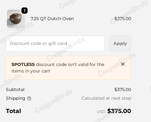 10% Smithey Ironware Promo Code Verification Screenshot