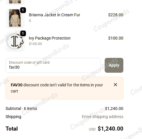 30% Ivy City Co Promo Code Verification Screenshot
