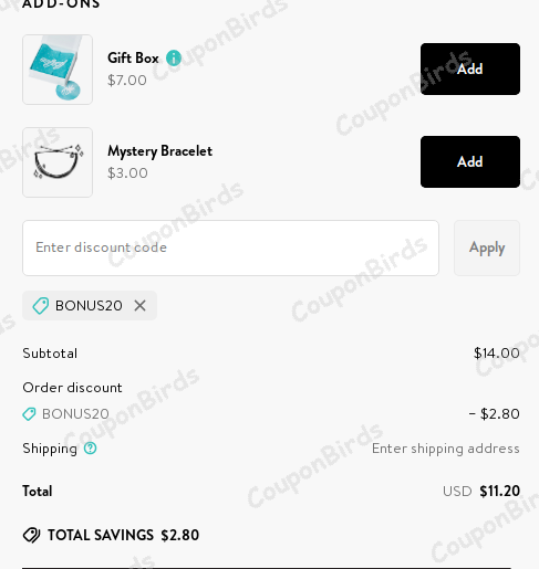 20% Pura Vida Bracelets Promo Code Verification Screenshot