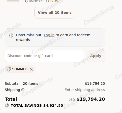 20% Poly & Bark Promo Code Verification Screenshot