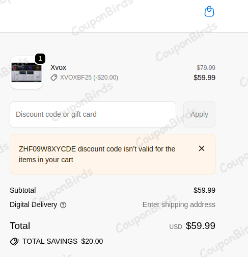 $10 Nuro Audio Promo Code Verification Screenshot