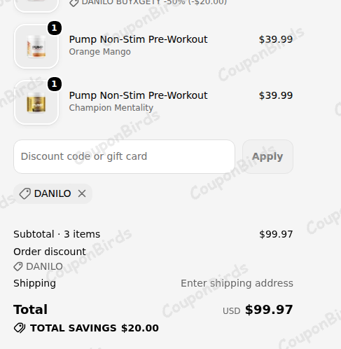 15% Raw Nutrition Promo Code Verification Screenshot
