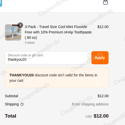 20% Dr. Jen Natural Promo Code Verification Screenshot