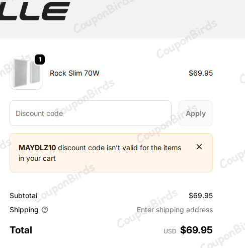 10% Rockville Audio Promo Code Verification Screenshot