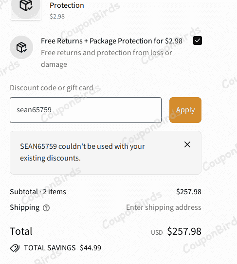 15% Sunday Golf Promo Code Verification Screenshot